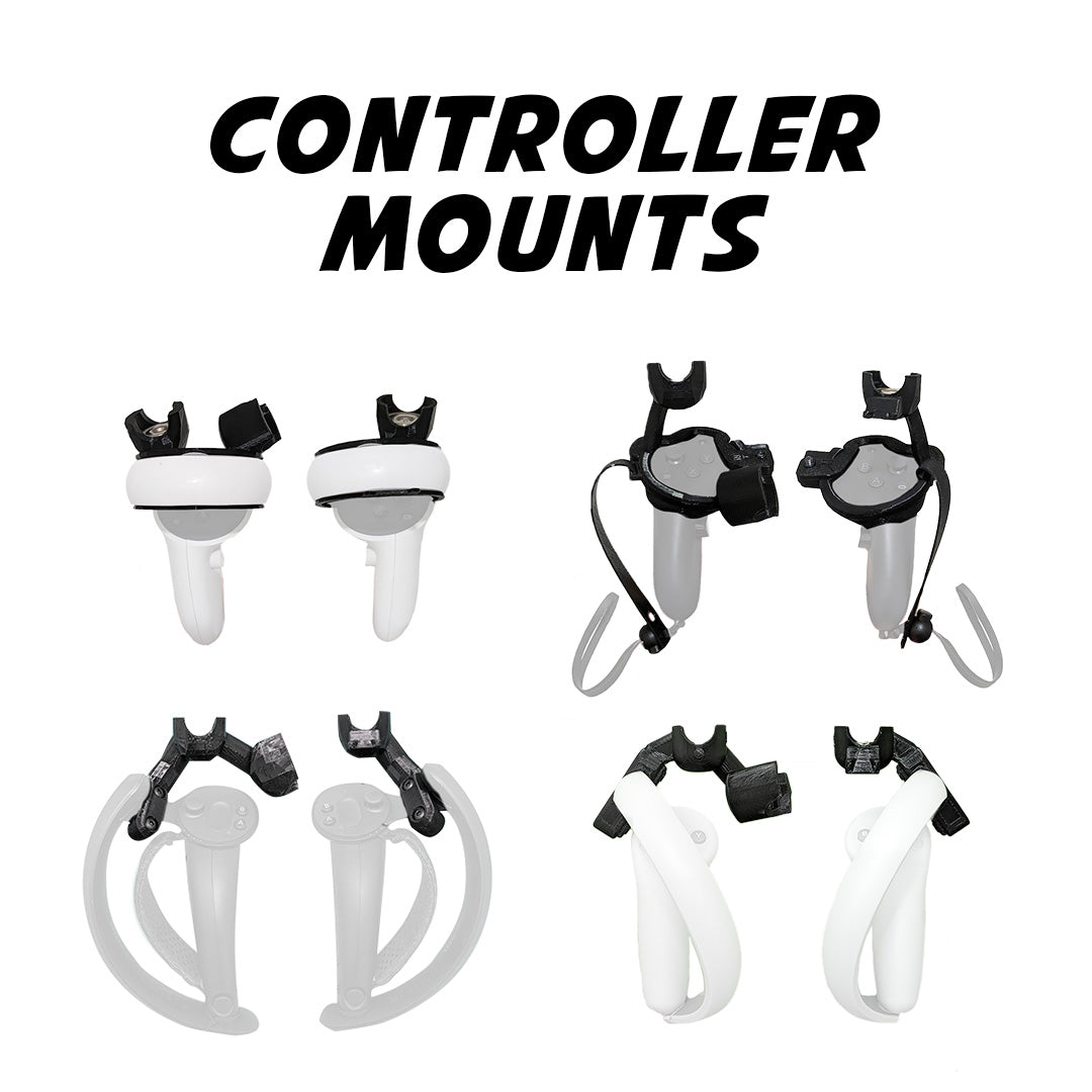 Magnetic controller mounts